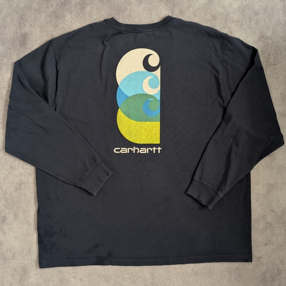 Carhartt Triple C Graphic Long-Sleeve Men's Tee Size 2XL